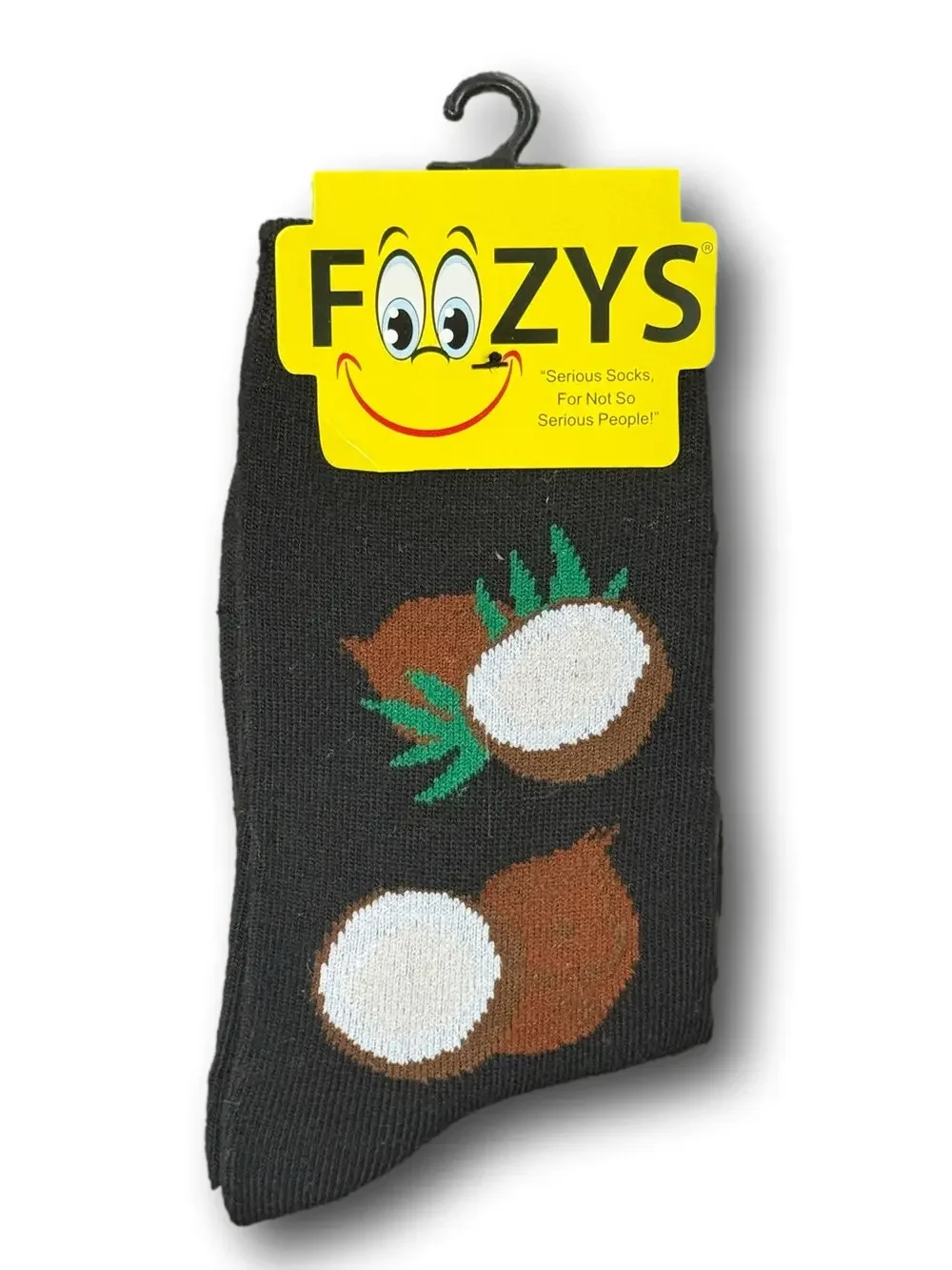 3/$15 Coconuts Funny Novelty Crew Socks - NWT